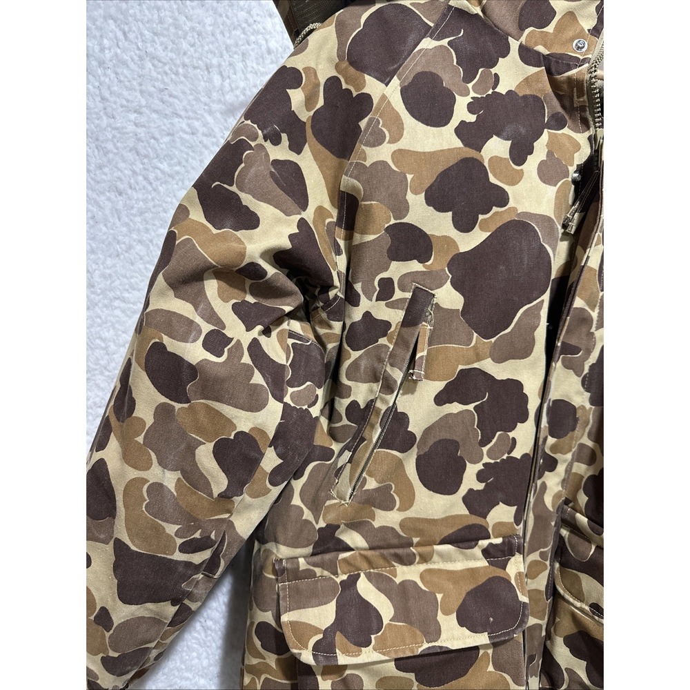 Vintage GameHide RWH-1 3G Foursquare Camo Waterproof Hunting Jacket Men's Size M - Picture 14 of 16